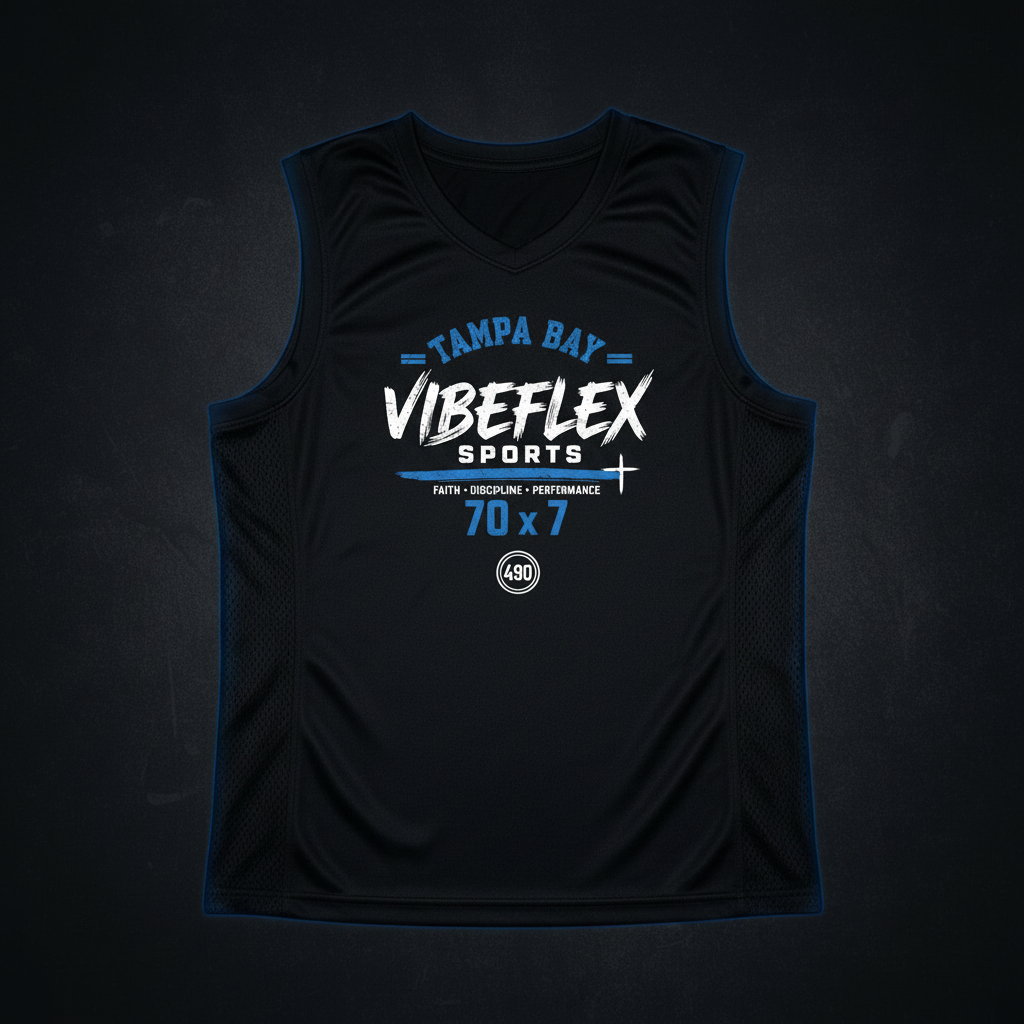 VibeFlex Sports 490 Tampa Edition Athletics Jersey – Black