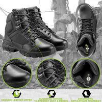 Men'S Guard Zippered 6" Soft Toe Tactical Boots