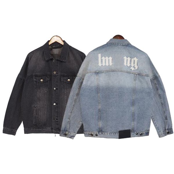 Women Denim Jackets Fashion Letters Mens Woman Jacket Coats Spring Autumn Couple Stylist Streetwear S-XL Highly Quality