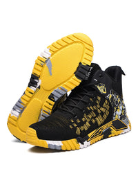 Men's Steel Toe Work Boots - Indestructible Safety Shoes for Construction & Outdoor Work - Anti-Smash & Anti-Puncture Protection - Yellow