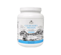 Clean Whey Protein | Grass-Fed Undenatured Goat Whey Protein Powder | 24 G Protein per Serving, All Natural, Non-Gmo, High in Branch Chain Amino Acids | Unsweetened | 15 Servings - 16 Oz