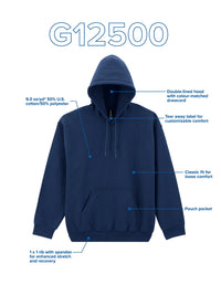 Men'S Dryblend Hooded Sweatshirt with Pouch Pocket, Sizes S-3XL