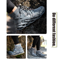Ultimate Indestructible Steel Toe Work Boots for Men - Size 12 Safety Shoes