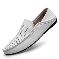 Genuine Leather Shoes High Quality Men'S Dress Shoes Schoenen Mannen Shoes Men plus Size Loafers Moccasins Breathable Slip On