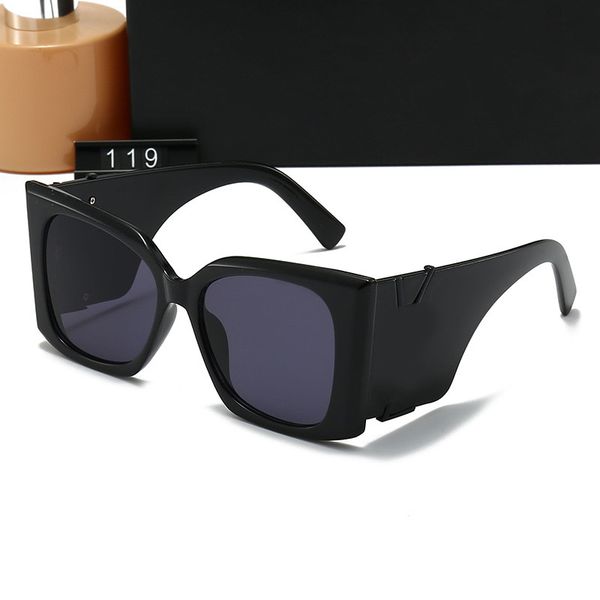 designer sunglasses Men women Square Full Frame Luxury Glasses High quality UV400 Sunglasses Beach Drive Sunshade lens With Box top5