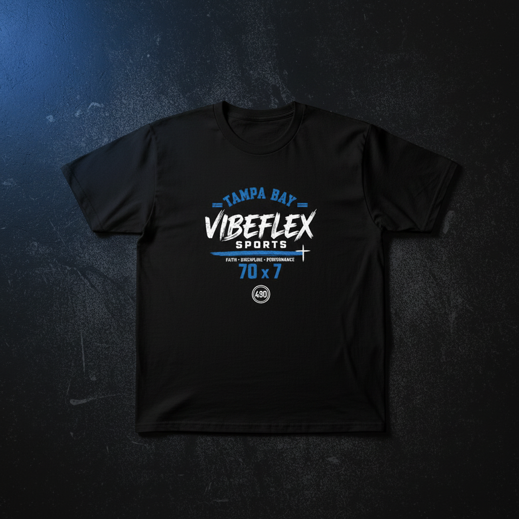 VibeFlex Sports 490 Tampa Edition Performance Tee – Black