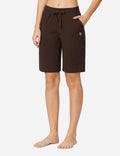 Evergreen High Rise Bermuda Shorts - Coffee / XS
