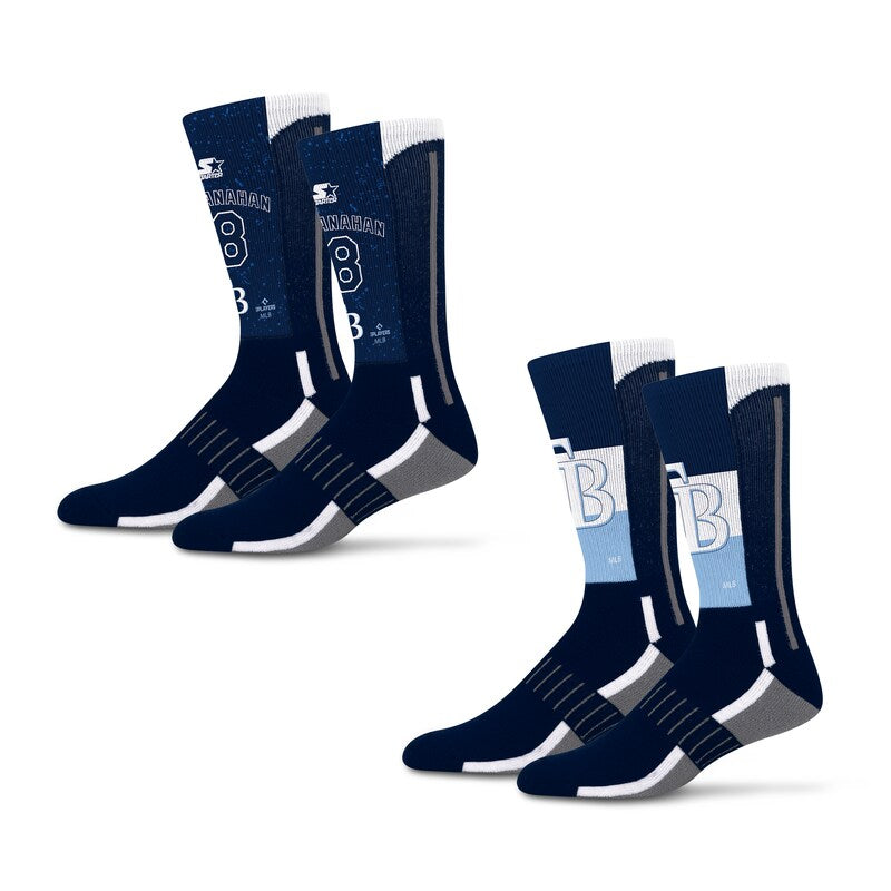 Unisex Starter Shane McClanahan Tampa Bay Rays Jersey Arch Neo Two-Piece Sock Set
