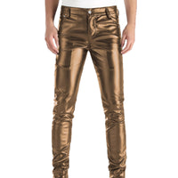 Men's Leather Pants Autumn And Winter New Slim-fit Fashion PU Pants