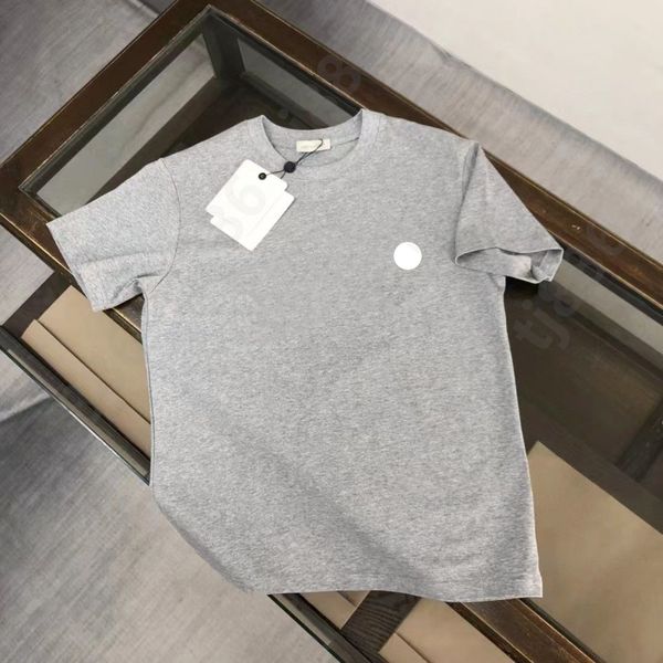 Brand tshirt mens t shirt designer t shirts summer fashion simplesolid black letter printing embroidery Tshirts couple top white men shirt casual loose women tees