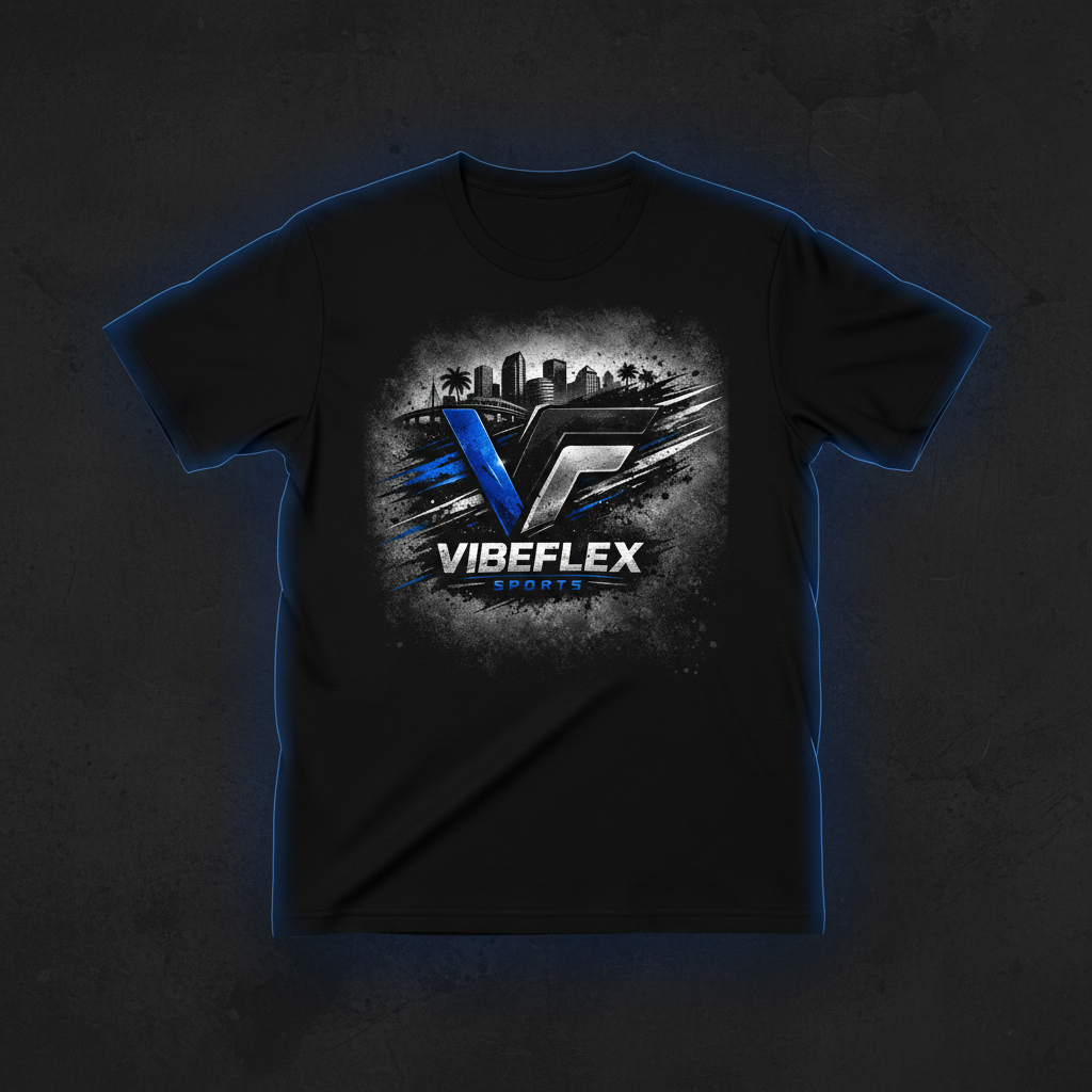VibeFlex Sports Original Edition Performance Tee - Electric Blue