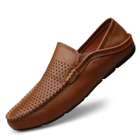 Genuine Leather Shoes High Quality Men'S Dress Shoes Schoenen Mannen Shoes Men plus Size Loafers Moccasins Breathable Slip On