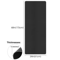 Solana Yoga Mat 4Mm Thick with Nylon Strap for Men & Women - Non Slip Exercise Mat for Home Yoga, Pilates, Stretching, Floor & Fitness Workouts