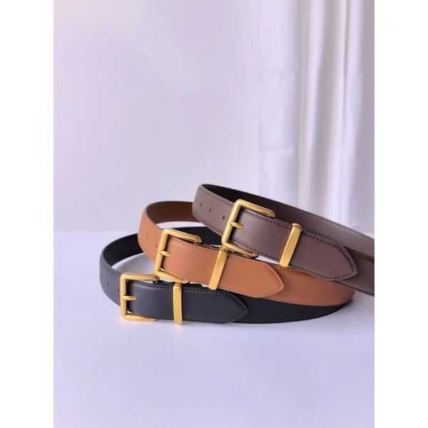 Designer Belts Belt Fashion Luxury Waistband Metal Letter High-end Pure Top Layer Cowhide Genuine Leather Jeans Matching 90-125cm