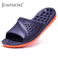 Mens Badslippers Casual Non-Slip Slides Summer Massage Flip Flops Bathroom Beach Slipper Fashion Soft Sole Man Massage Sandals