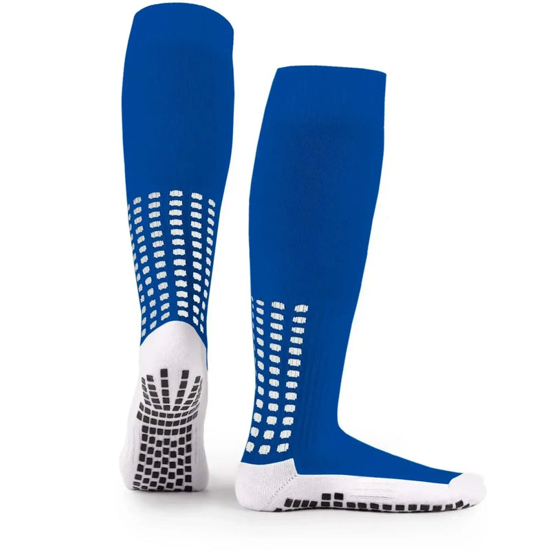 Grip Socks Football Knee Socks - Blue - LUX