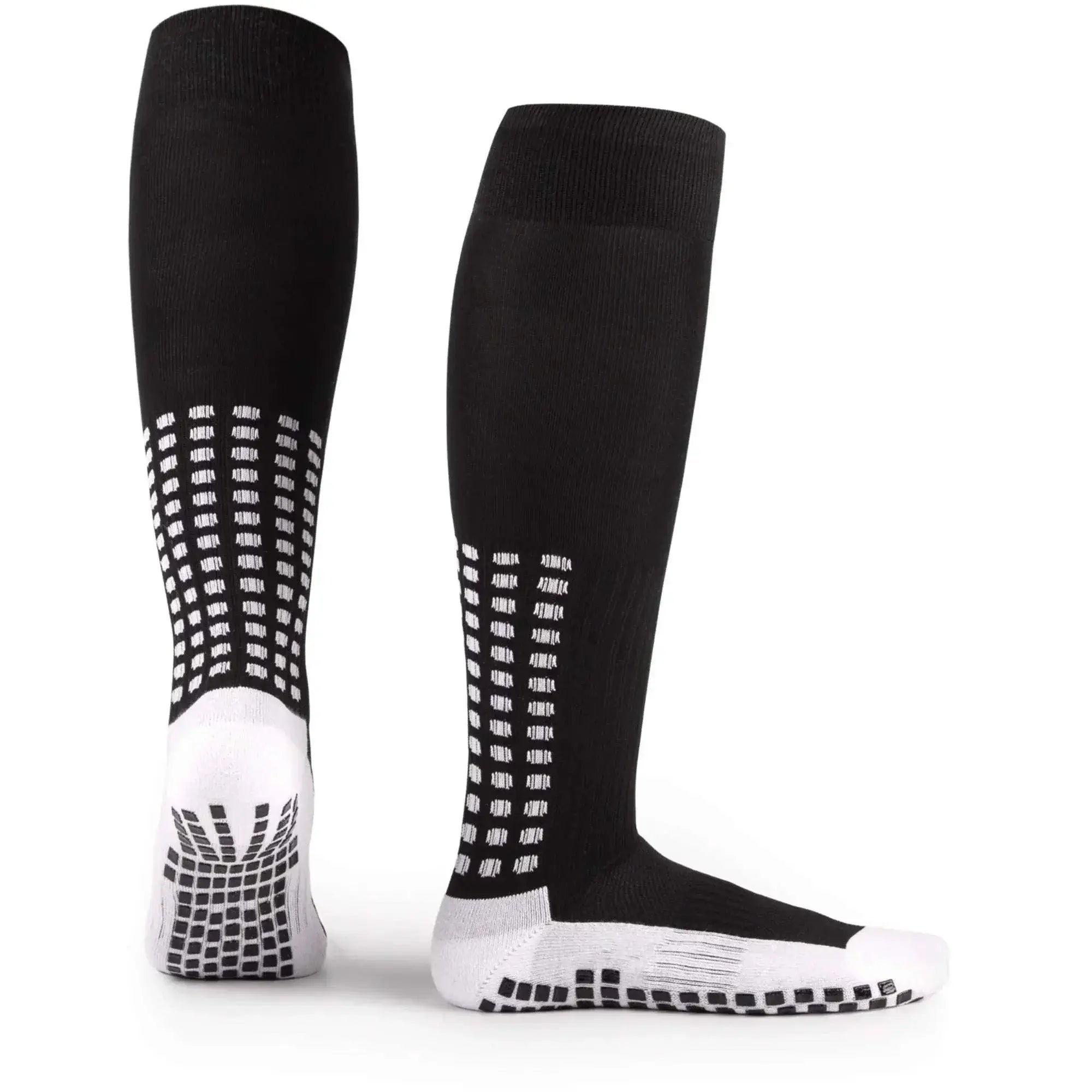Grip Socks Football Knee Socks - LUX - Black