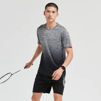 Custom Sportswear Men's Gym Wear Clothes Running Pickleball Tennis 2 Pieces T Shirt Shorts Gym Workout Set
