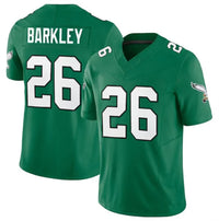 USA Football Jerseys 26 Saquon Barkley 1 Jalen Hurts 33 DeJean 11 Brown 62 Kelce 6 Smith Stitched Jersey Shirts Tops Kelly Gr