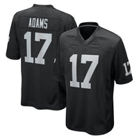 Original 1:1 American Football Jersey Men's Rugby Jersey #17 Davante Adams Black Game Jersey Football Wear Custom