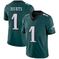 USA Football Jerseys 26 Saquon Barkley 1 Jalen Hurts 33 DeJean 11 Brown 62 Kelce 6 Smith Stitched Jersey Shirts Tops Kelly Gr