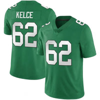 USA Football Jerseys 26 Saquon Barkley 1 Jalen Hurts 33 DeJean 11 Brown 62 Kelce 6 Smith Stitched Jersey Shirts Tops Kelly Gr