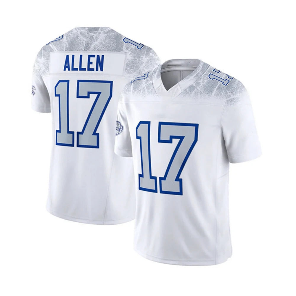 Wholesale Cheap High Quality Buffalo 17 Josh Allen Rivalries Jersey Stitched American Football Shirts Sport Tops Jersey