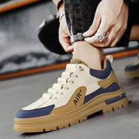 Brand Men's Sneakers High Quality Running Shoes for Men Comfortable Lace Up Flat Shoes Winter Outdoor Mens tennis Shoes