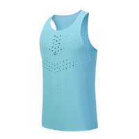 Men's Ultra-Light Quick-Dry Running Vest Summer Breathable Top for Marathon Athletics Gym Training Fitness Workout Apparel
