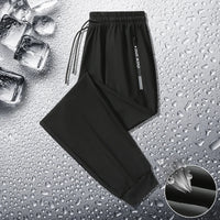 Summer Men Casual High end Ice Silk Pants Sports Pants Quick-Drying Men's Trousers Sweatpants Male Elastic Plus Size 8xl 7xl 