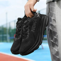 Men's Running Shoes Outdoor Couple Non-Slip Jogging Breathable Cushioning Luxury shoes Trainer Race Sneakers Mesh Off-road Shoes