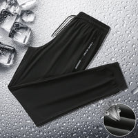 Summer Men Casual High end Ice Silk Pants Sports Pants Quick-Drying Men's Trousers Sweatpants Male Elastic Plus Size 8xl 7xl 