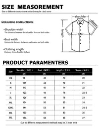 Summer Henry V Neck Button Down Shirt Soft and Comfortable Men's Casual Hawaiian Shirt Solid Color White Black