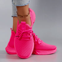 Women's summer breathable mesh flat shoes women's shoes casual sports shoes, clearance