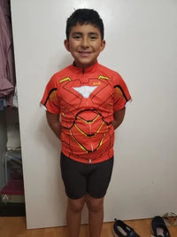 Bike Kids Short Sleeve Cycling Jersey Set Children Breathable Bike Clothing Boy and Girl Summer Quick Dry Bicycle Wear