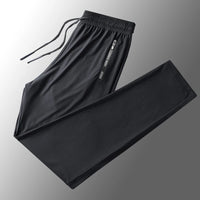 Summer Men Casual High end Ice Silk Pants Sports Pants Quick-Drying Men's Trousers Sweatpants Male Elastic Plus Size 8xl 7xl 