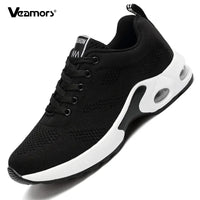 Fashion Women Lightweight Sneakers Running Shoes Outdoor Sports Shoes Breathable Mesh Comfort Running Shoes Air Cushion Lace 