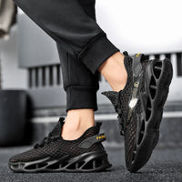 Summer Sneakers Men Trendy Breathable Running Tennis Shoes Outdoor Sports Tenis Masculino White Casual Walking Shoes