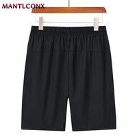 Solid Men's Beach Shorts Sports Short Pants Jogging Running Quick Dry Board Shorts Men Summer Thin Zipper Pockets Loose Botto