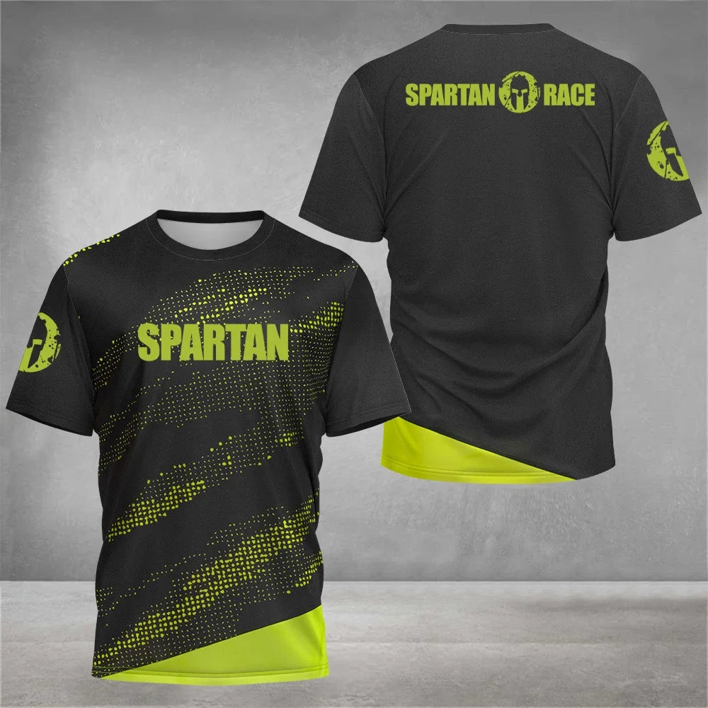 Spartan 3D Graphic Printed T Shirt Men Fitness Gym Compression Short Sleeve Breathable T Shirt O-neck Top T Shirts