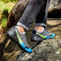 Men‘s Waterproof Hiking Shoes Outdoor Trainers Lace-up Climbing Shoes Women Trekking Sneakers Anti-slip Hunting Tactical Sneaker