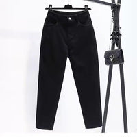 Korean Fashion High Quality High Elasticity Men's Pants Korean Style Luxury White Boyfriend Solid Designer Clothes Jeans Man