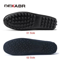 Fashion Boat Shoes Brand Mens Casual Leather Male Flat Shoes
