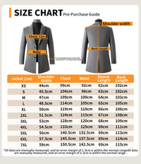 Wool blend Thick Men's Autumn Winter Coat Italian retro herringbone Man Long Suit Jacket Men's long Blazer