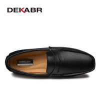 Fashion Boat Shoes Brand Mens Casual Leather Male Flat Shoes