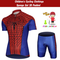 Bike Kids Short Sleeve Cycling Jersey Set Children Breathable Bike Clothing Boy and Girl Summer Quick Dry Bicycle Wear