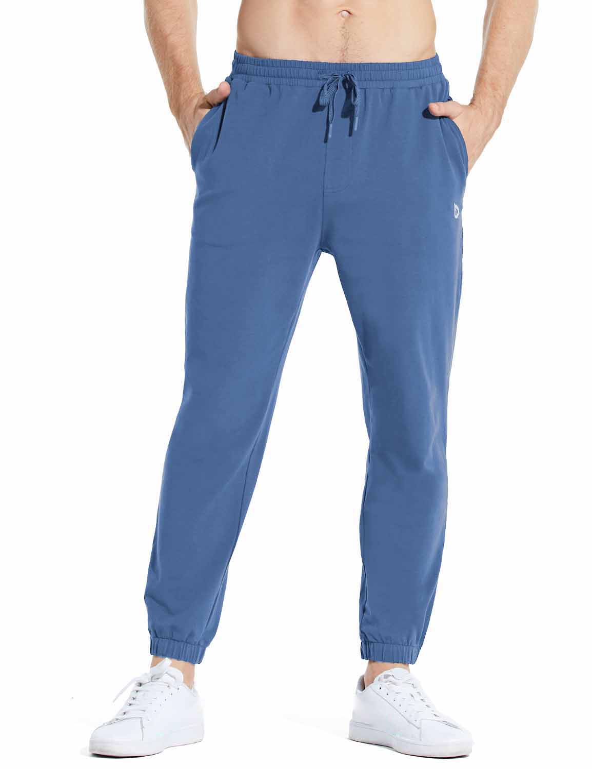 Men's 27" Cotton Sweatpants - Blue / S