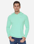 Men's UPF 50+ Sun Hoodie - Light Green / 3XL