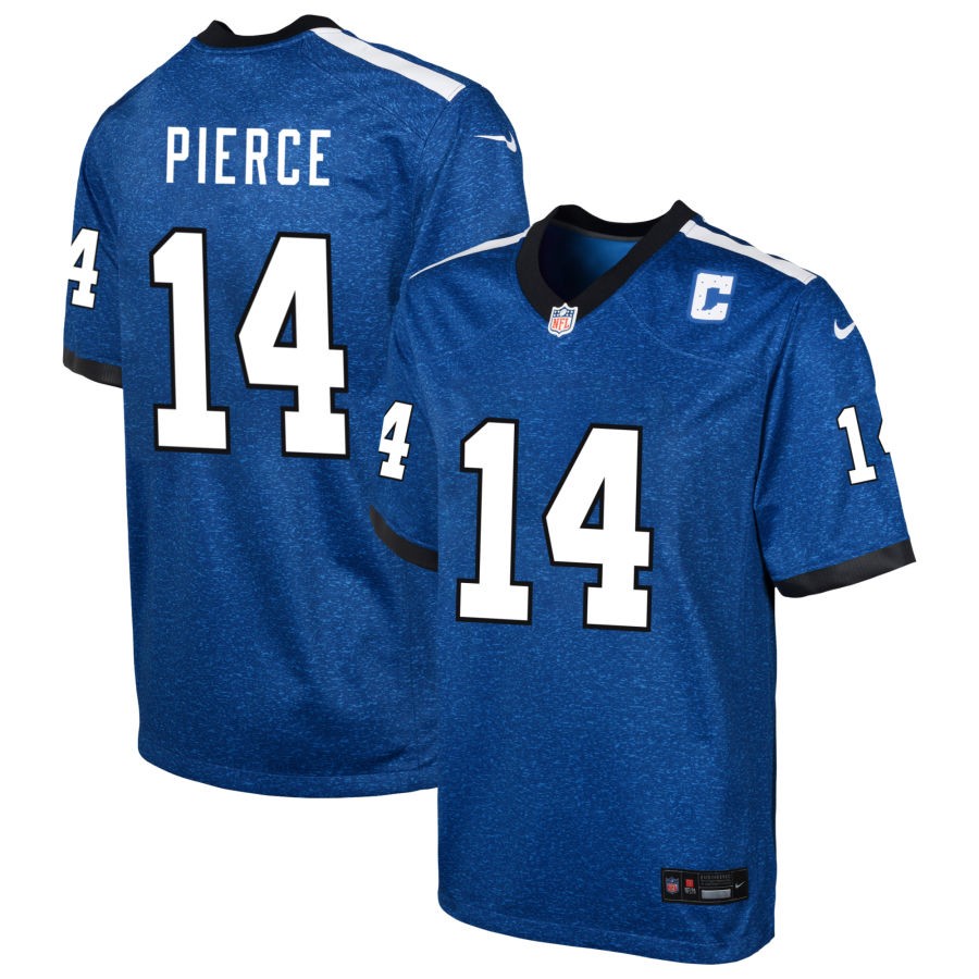 Alec Pierce Youth Nike  Blue Indianapolis Colts Indiana Nights Alternate Custom Game Jersey
