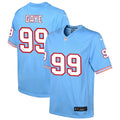 Ali Gaye Youth Nike Light Blue Tennessee Titans Oilers Throwback Custom Game Jersey